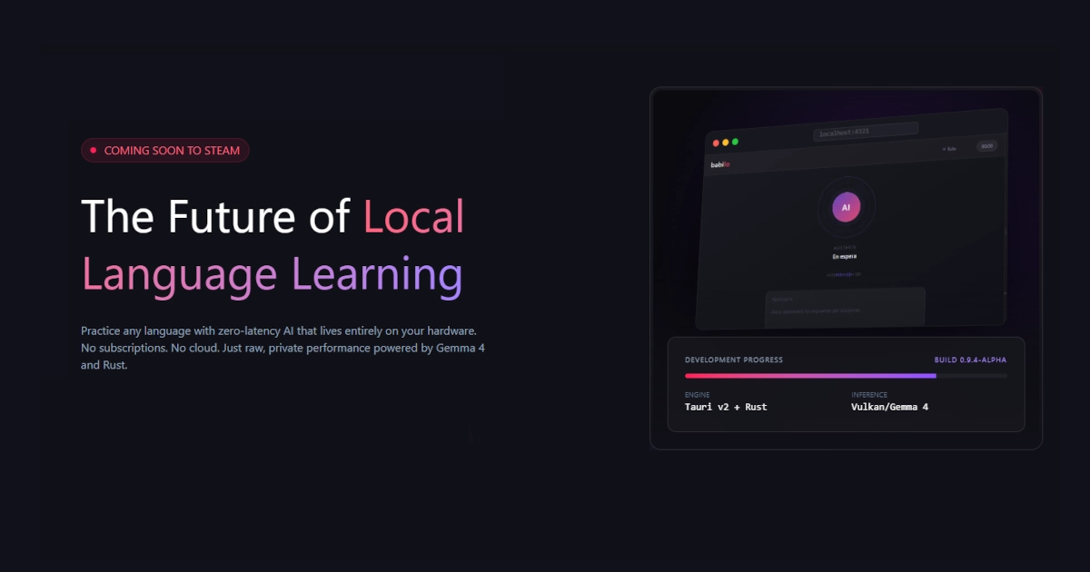 Babilo | Offline local AI Language Learning
